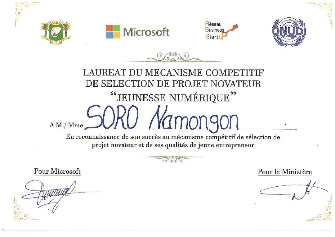 Certificat Innovation